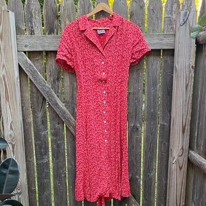 Cool Vintage 1990s Floral Dress
